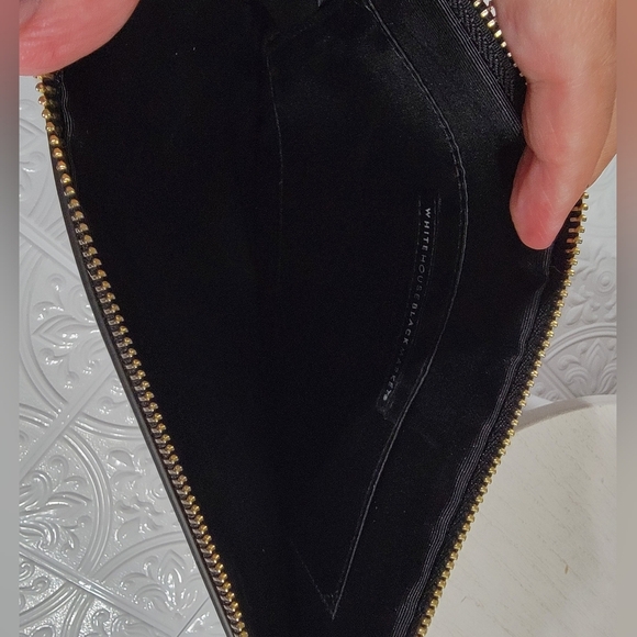 White House Black Market Floral Studded Large Clutch Wristlet - Picture 8 of 10